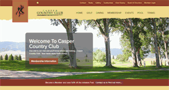 Desktop Screenshot of caspercountryclub.com